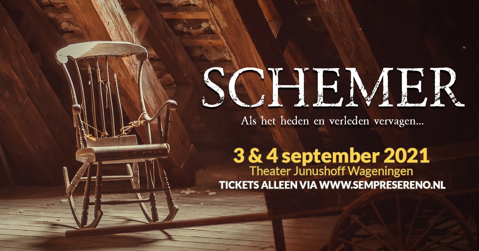 Sempre Sereno na 2,5 jaar in Theater Juniuhoff met de musical 'Schemer