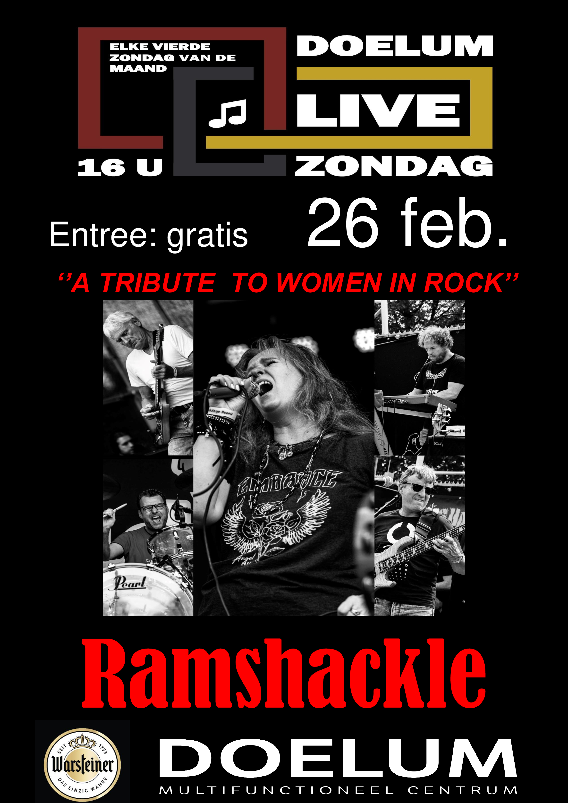 Ramshackle treedt op bij Doelum Live in Renkum
