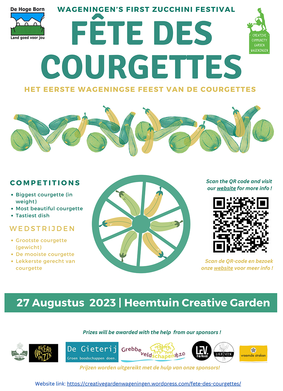 Fête des Courgettes - het eerste Wageningen courgette festival
