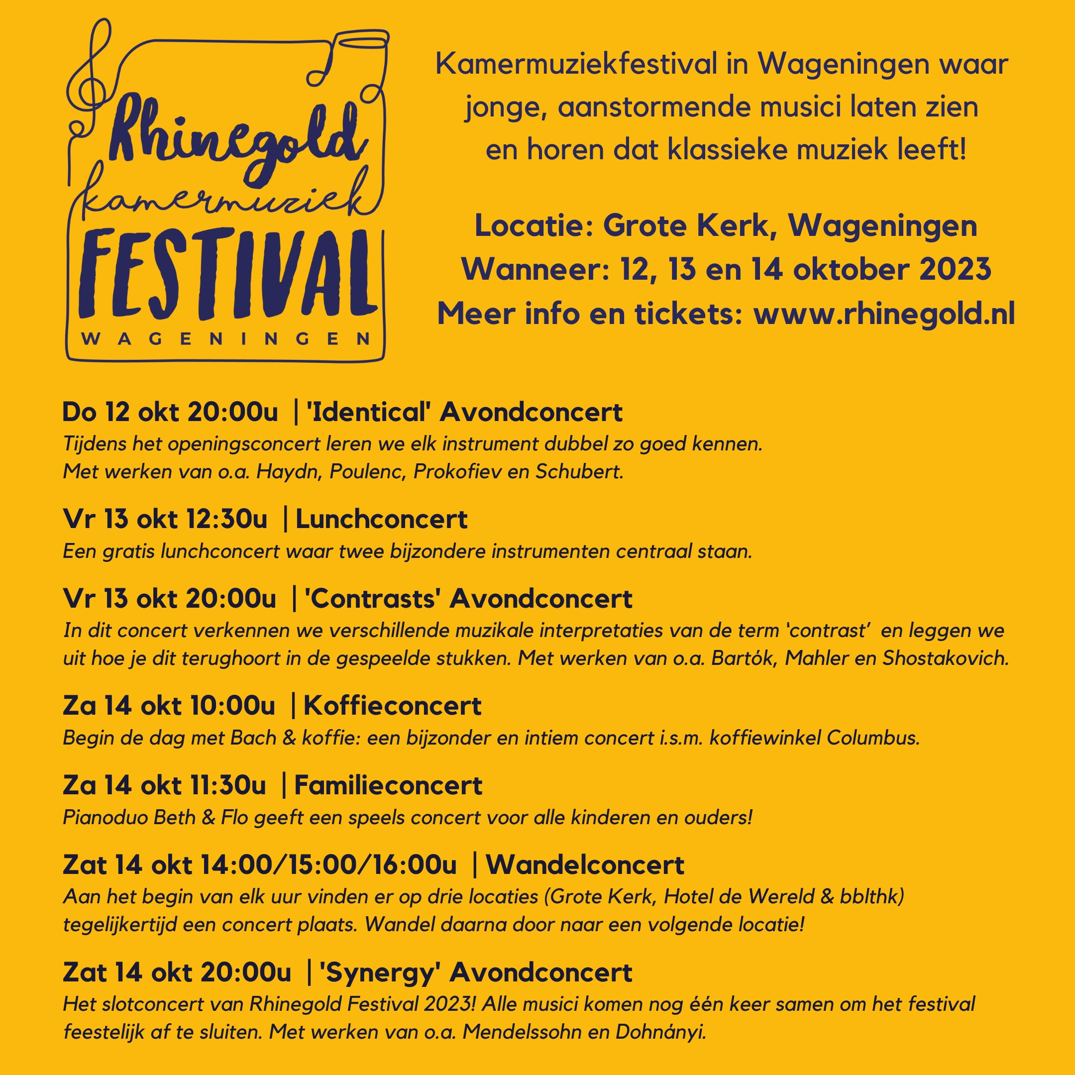 Rhinegold Festival 2023