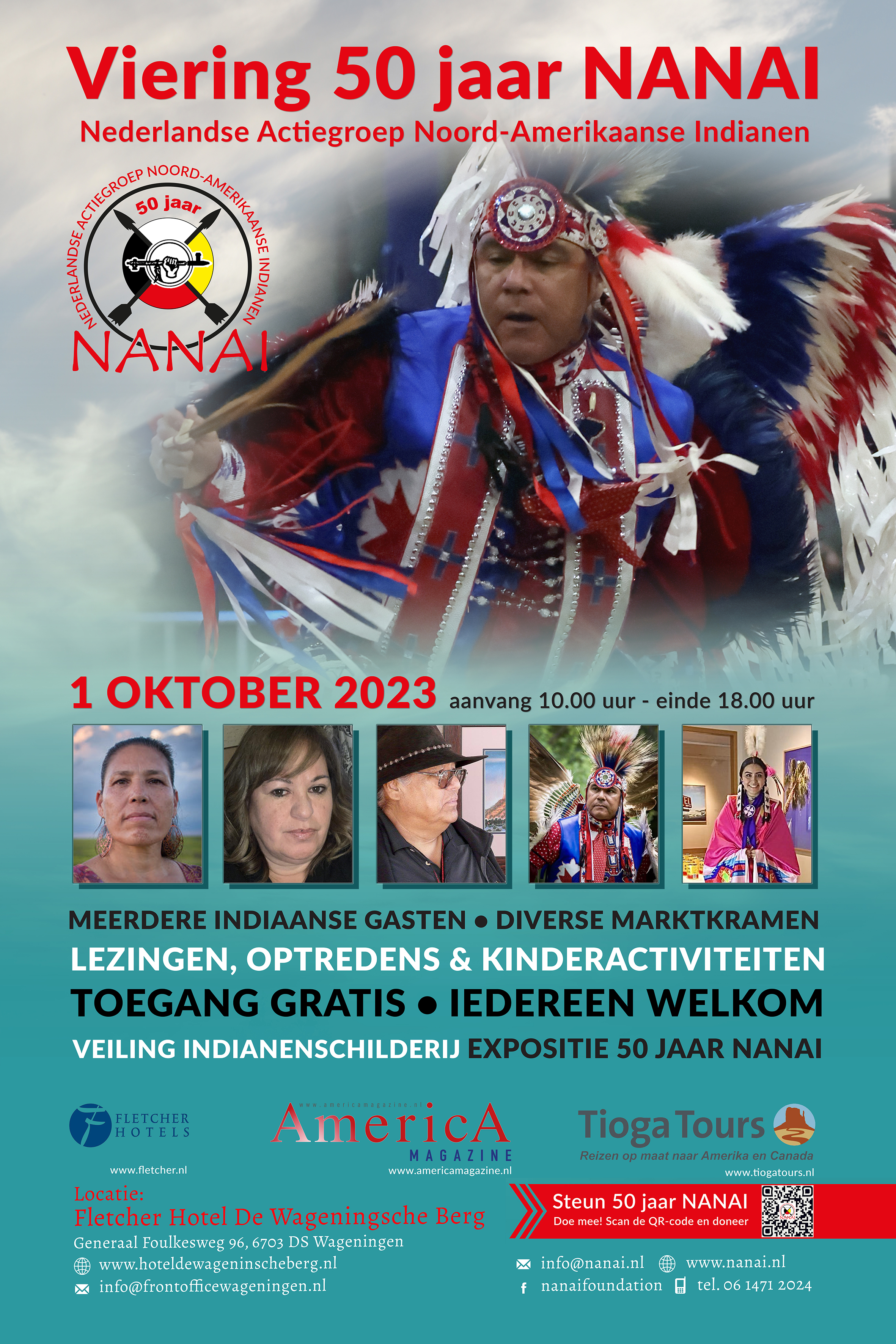 Nederlandse Actiegroep Noord-Amerikaanse Indianen (NANAI) viert Gouden Jubileum met spectaculair evenement