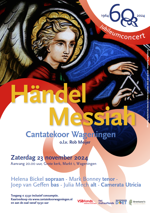 Jubileumconcert Cantatekoor Wageningen: Messiah