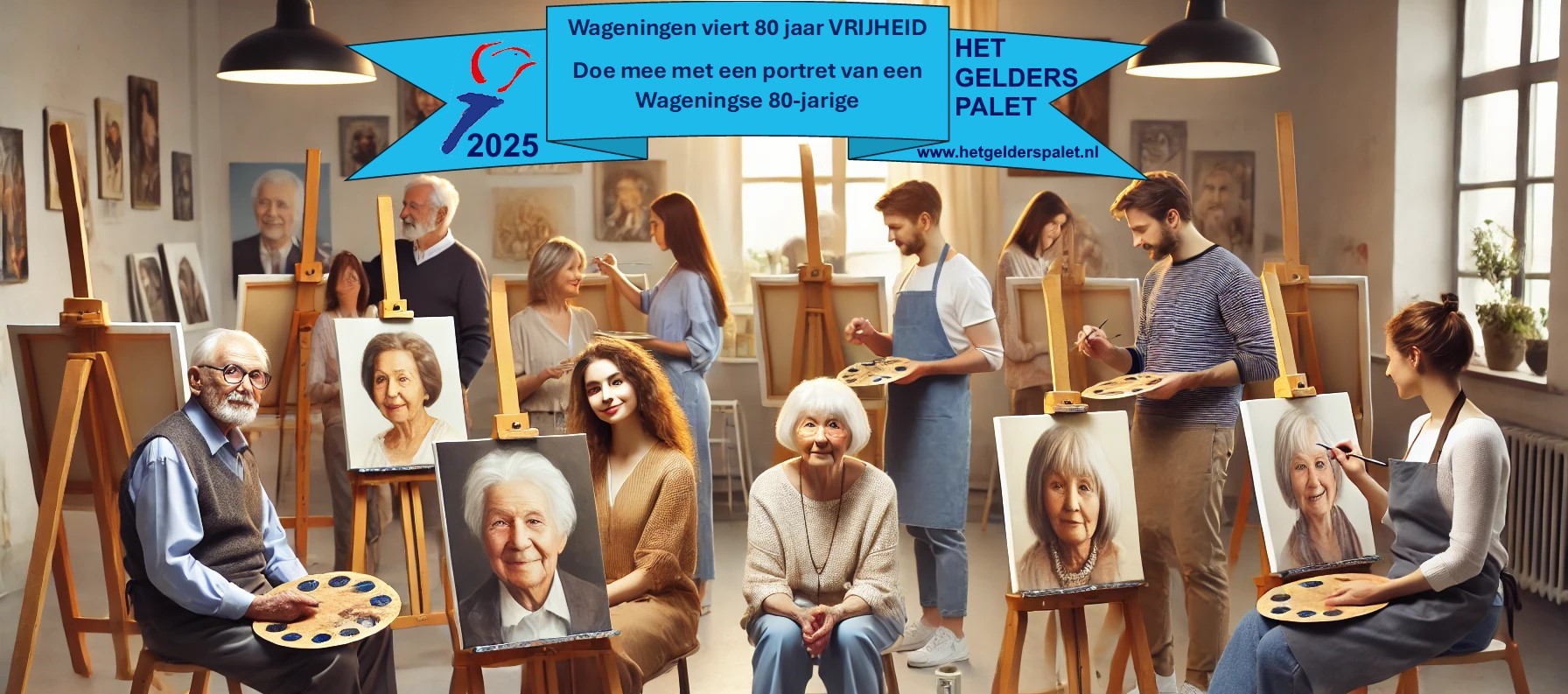 Portretten van Wageningse 80-jarigen